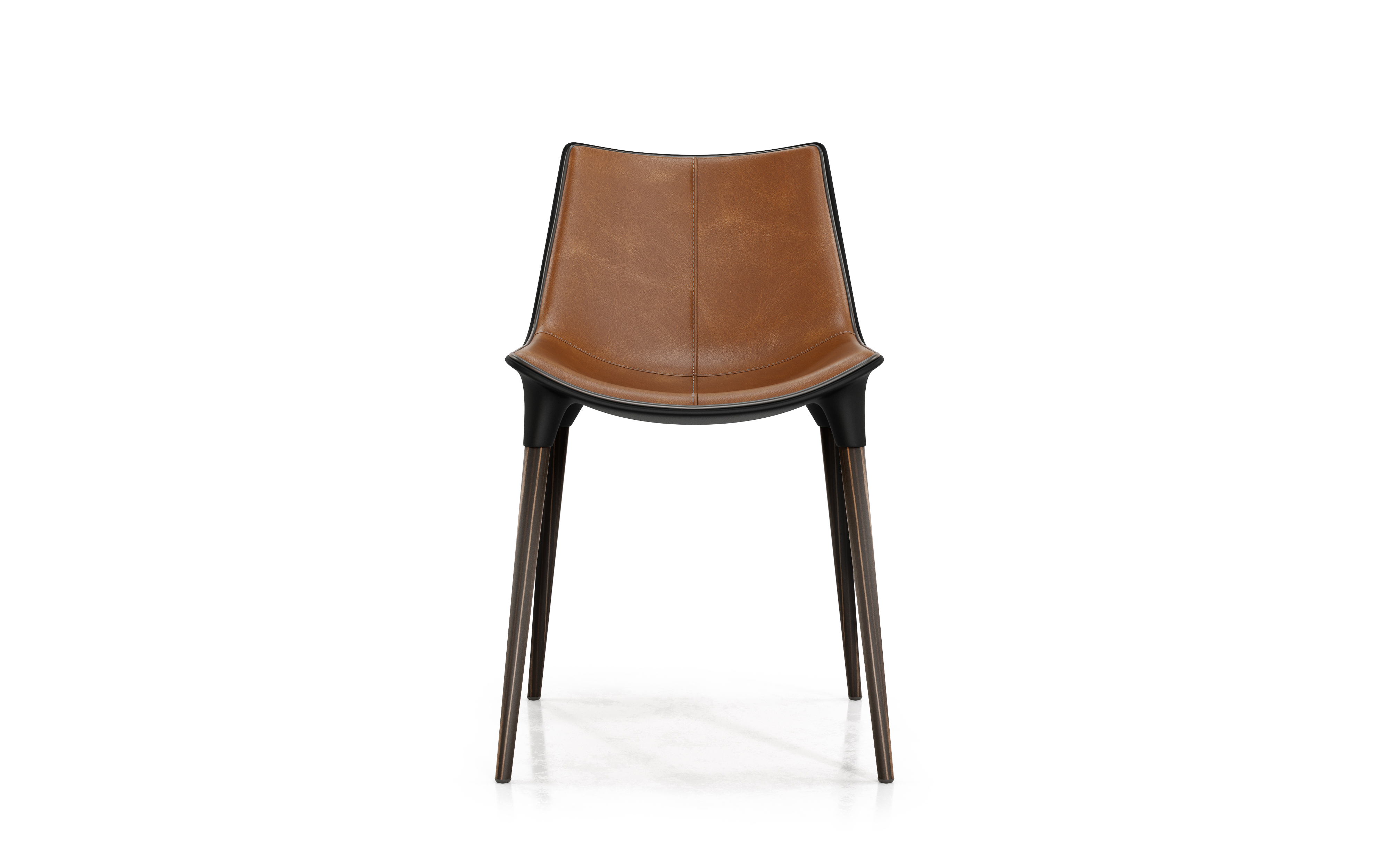 Langham Dining Chair (Aged Caramel Leather)